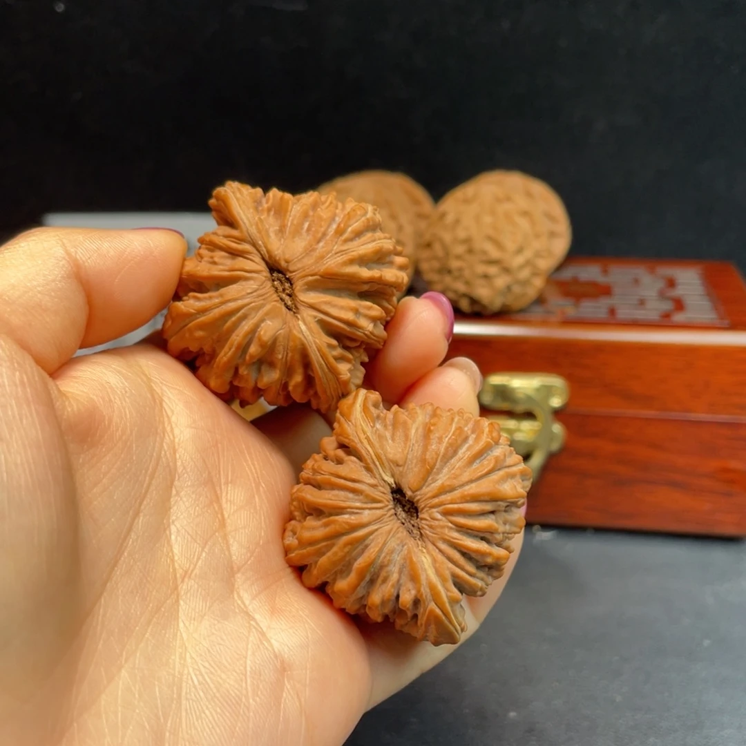 吊坠文玩核桃四座楼41尺