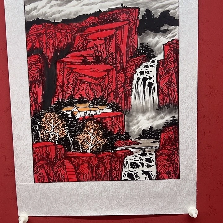 国画收藏夹和大风大雨