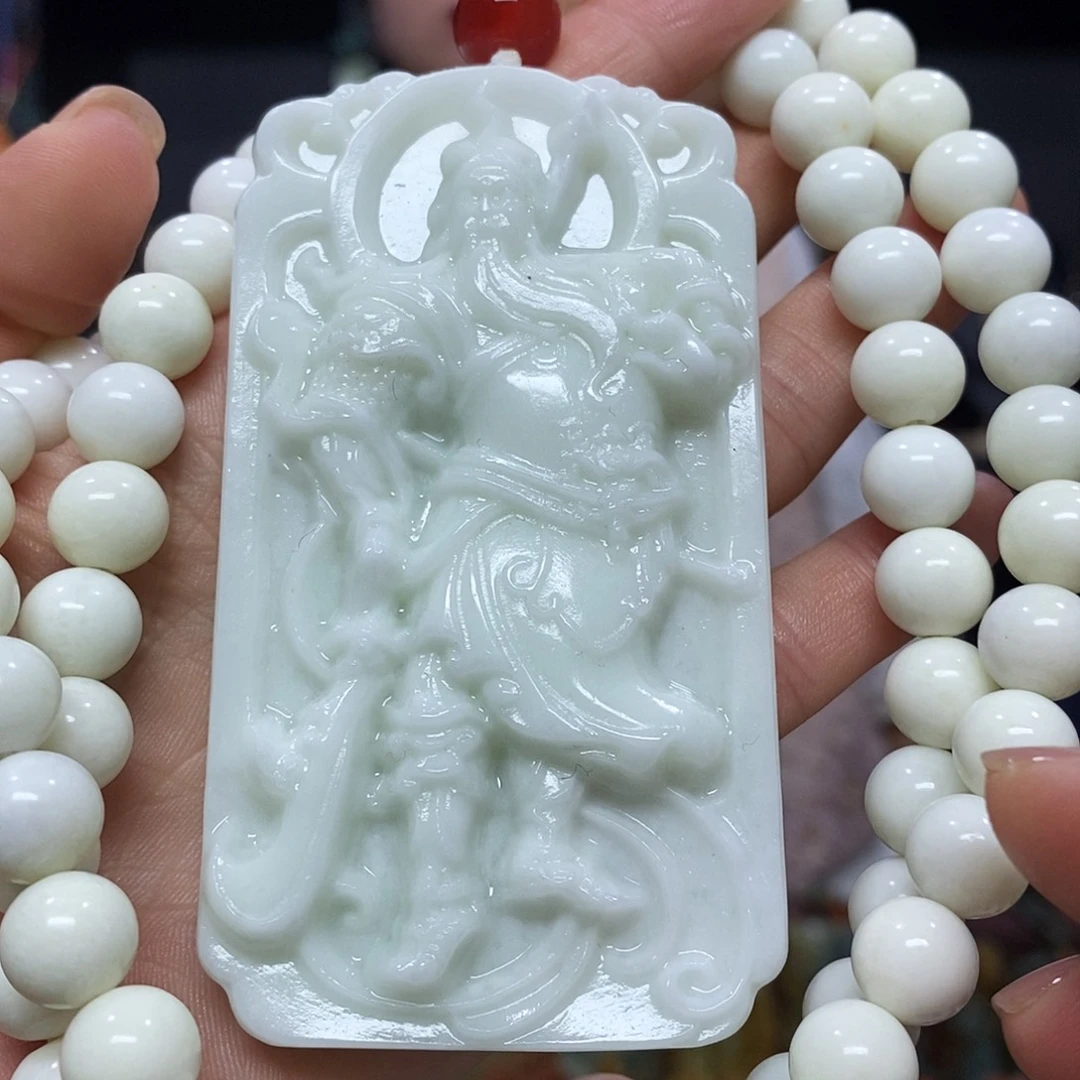 未镶嵌岫玉挂件吊坠