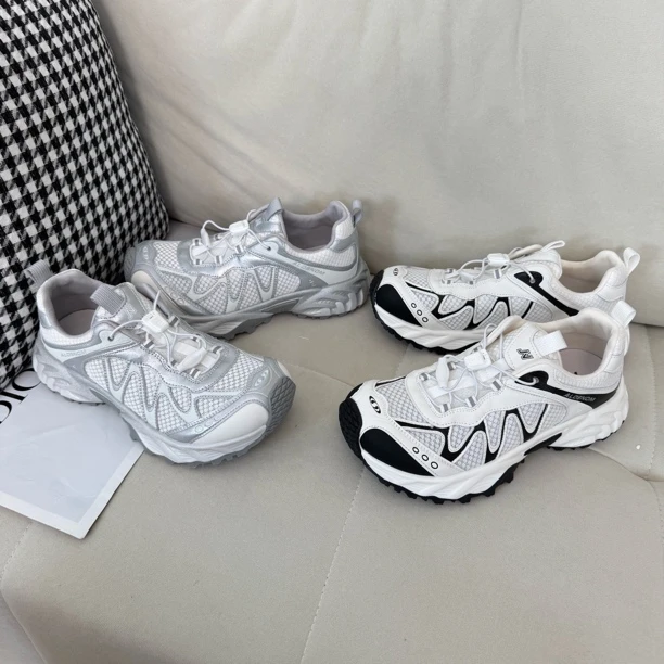 老张兄弟鞋铺 25夏季登山萨洛m风格 透网增高 百搭老爹鞋AM-877-2