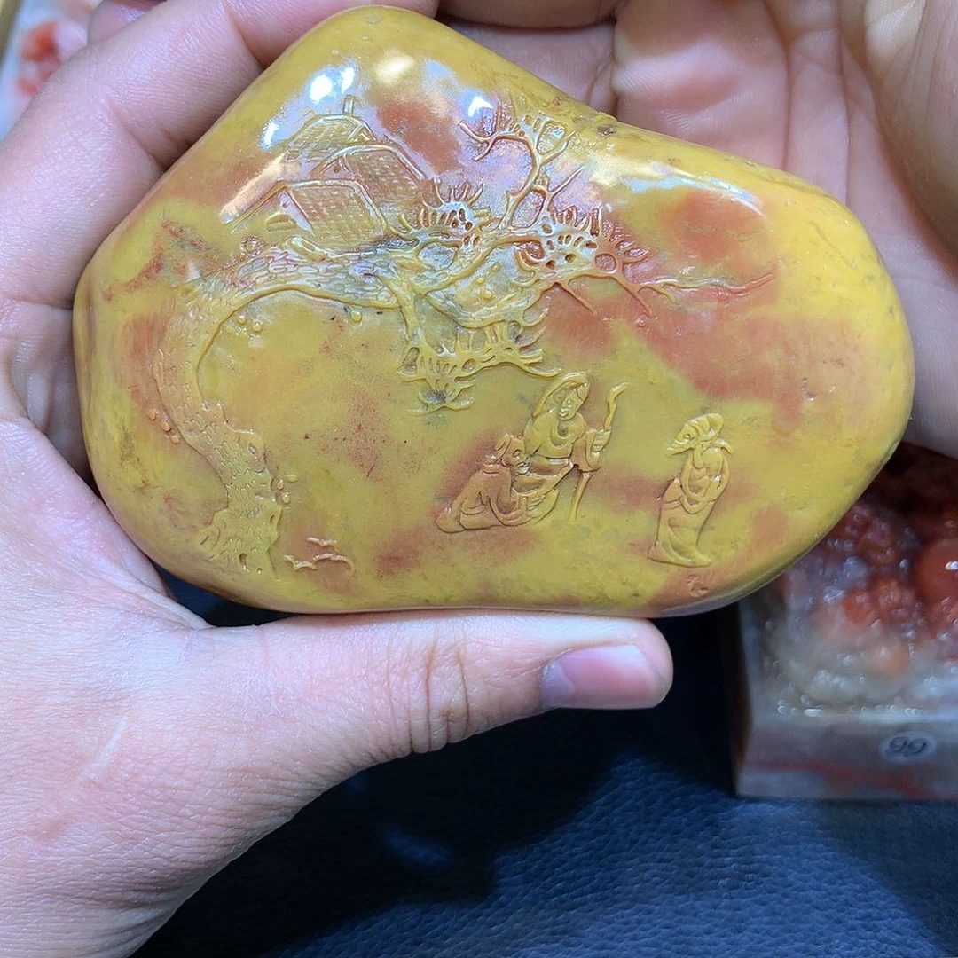 青***术寿山石 寿山石 寿山石