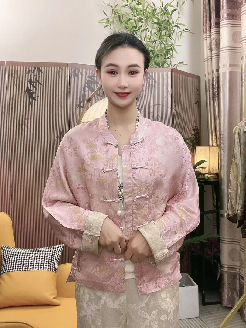 （花意浓）新中式国风盘后外套