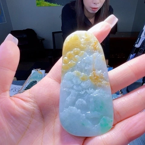 颈饰未镶嵌翡翠一个