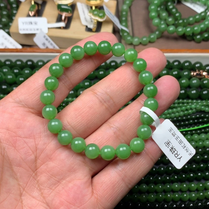 【闪购商品】手链未镶嵌和田玉（碧玉）阿*.8