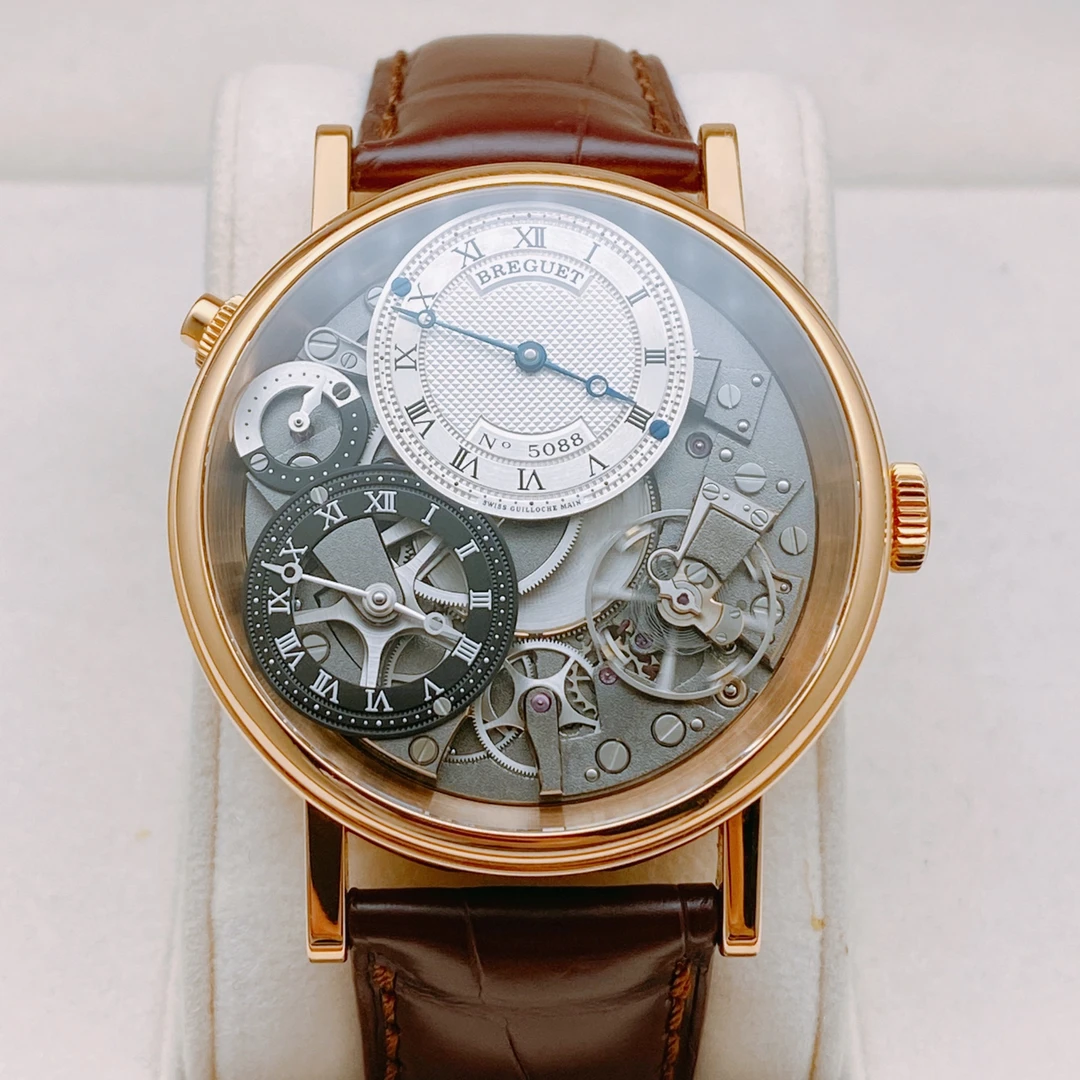 99新 BREGUET/宝玑 40mm 自动机械 玫瑰金 倒置机芯