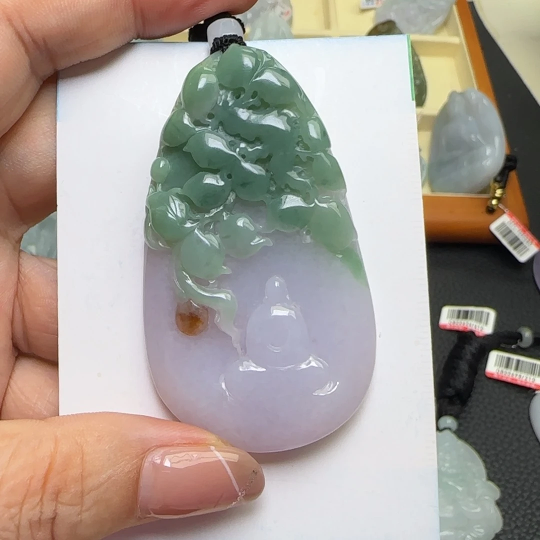 翡翠未镶嵌颈饰