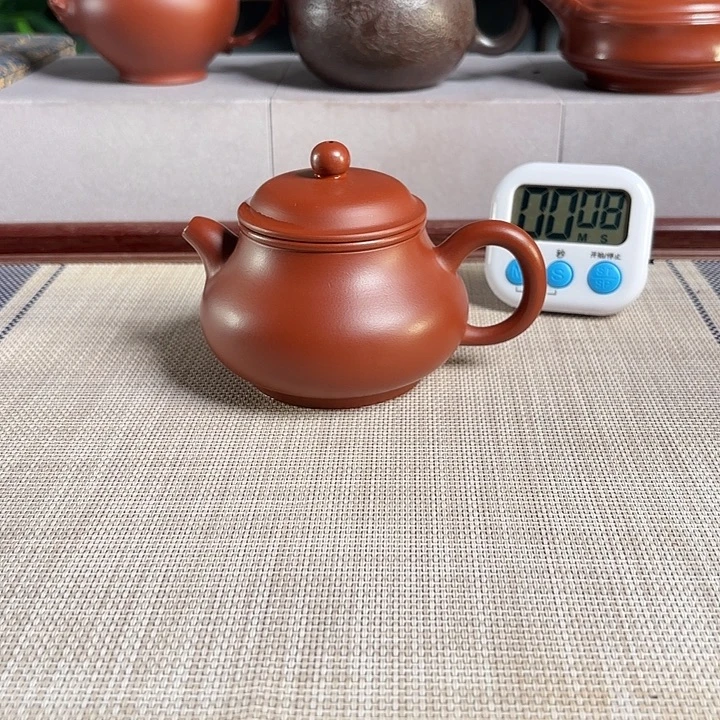 练***生紫砂茶壶宜兴原矿手工紫砂壶