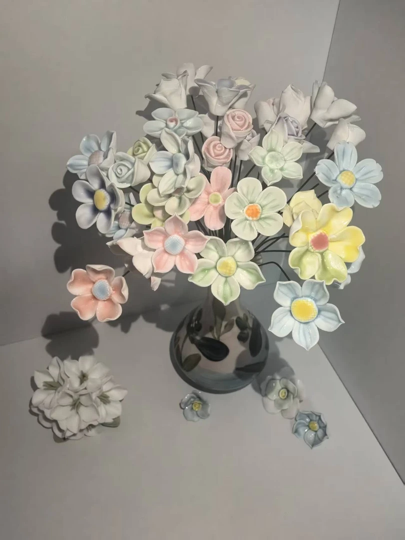 景德镇自选网红陶瓷花（默认微瑕，完美主义绕道）