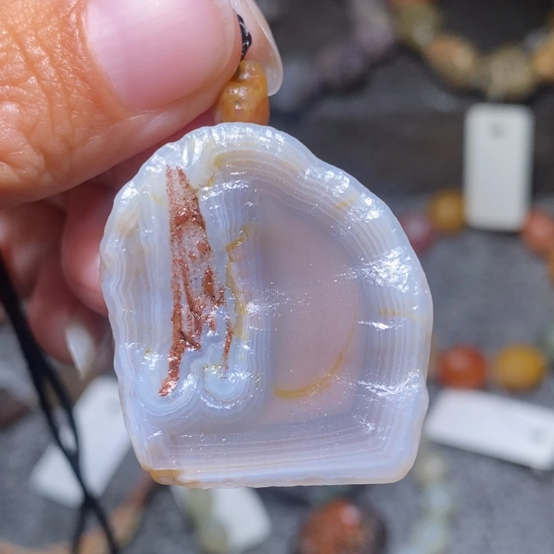 未镶嵌玛瑙/玉髓珠宝半成品