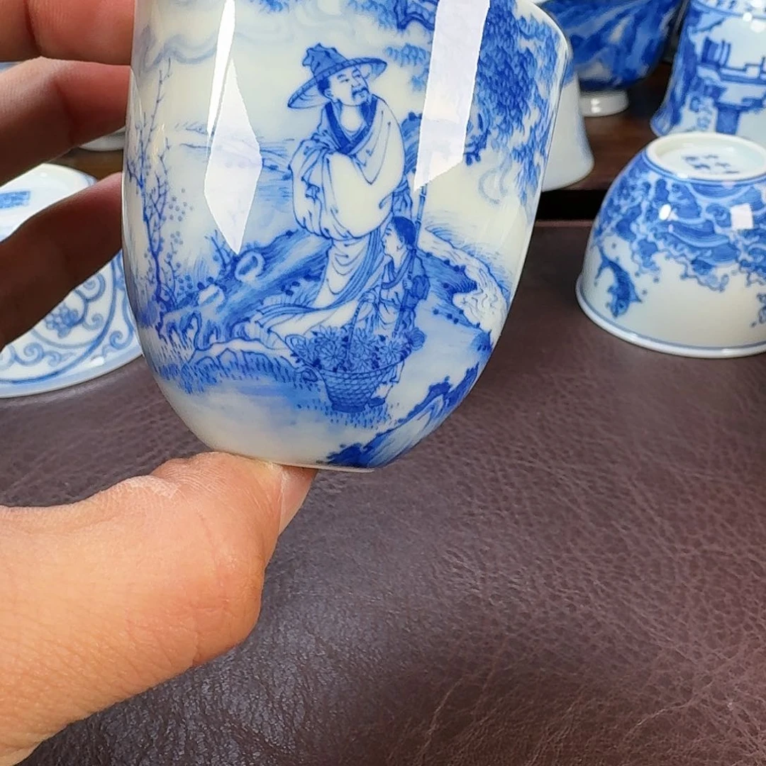 瓷片用****2现代景德镇陶瓷手绘茶具