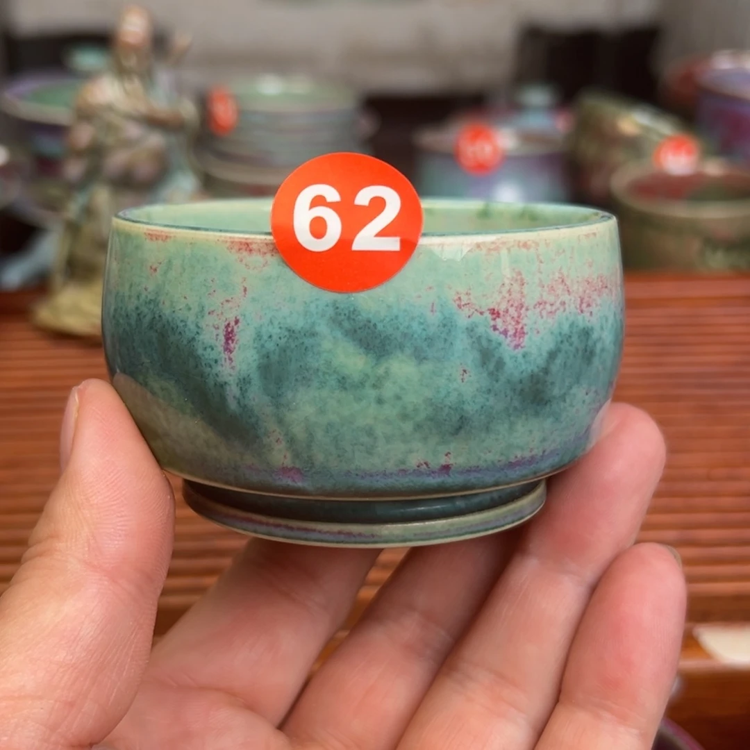 手工制作钧窑茶器