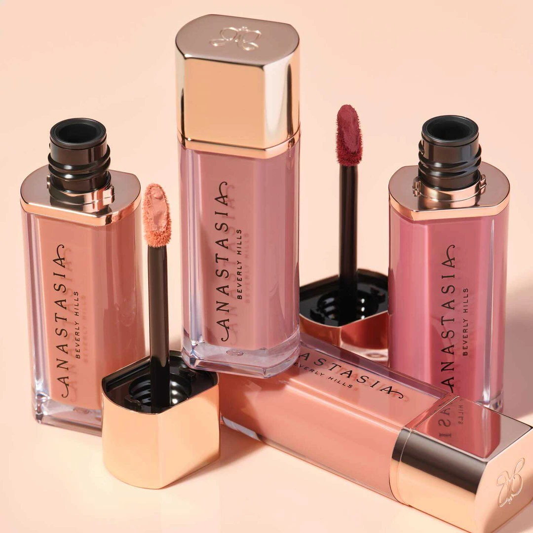 美国Anastasia慕斯唇泥ABH裸色哑光唇釉唇膏口红 crush/perchment