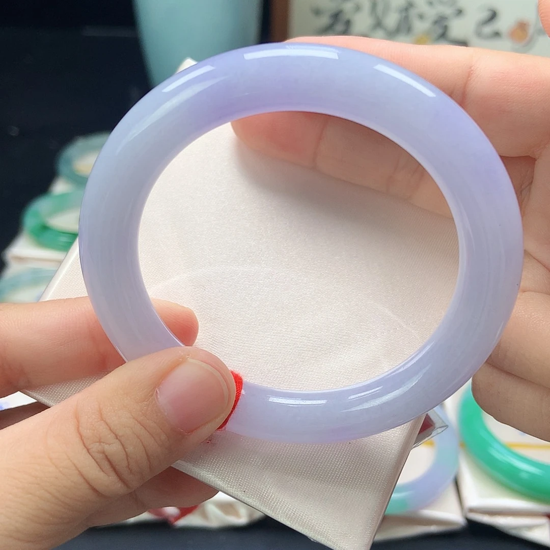 翡翠未镶嵌手镯40号