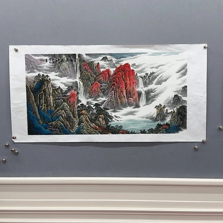 国画书法作品多次参加