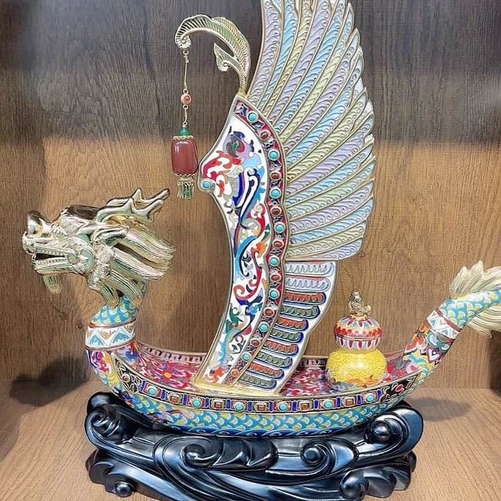 景泰蓝丁明鸿一帆风顺