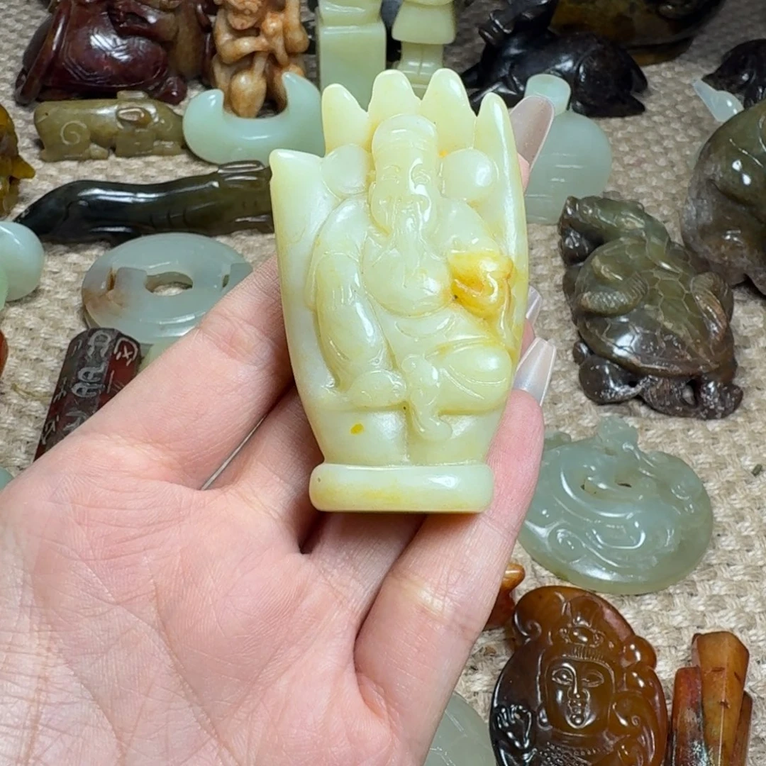 白玉菩提吊坠挂件