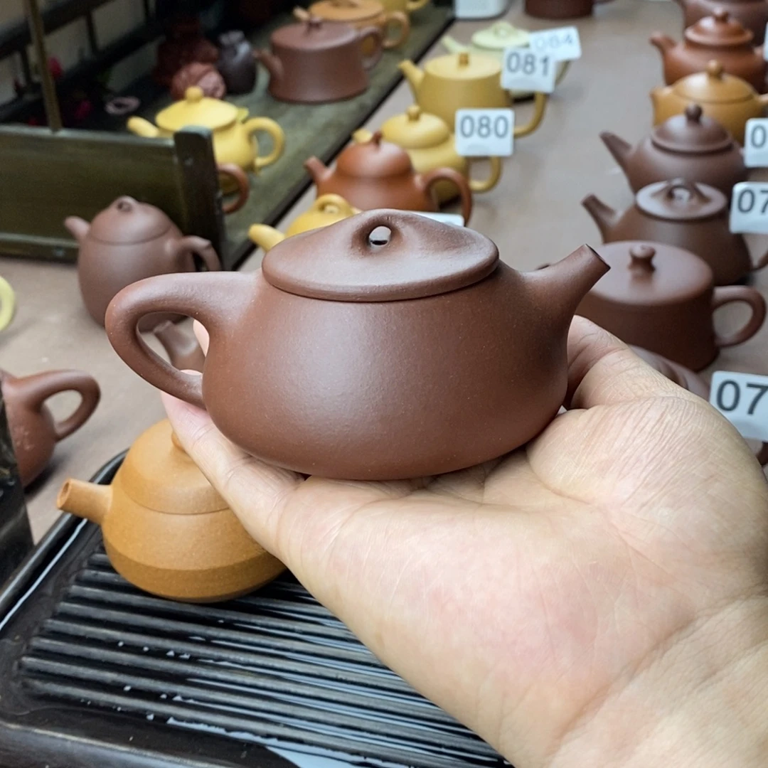 茶壶紫砂紫泥石瓢