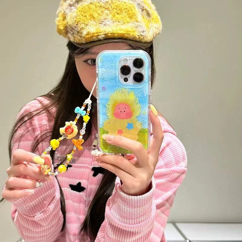 草坪星星人适用苹果17/16/15promax手机壳VIVO华为OPPO小米15女壳