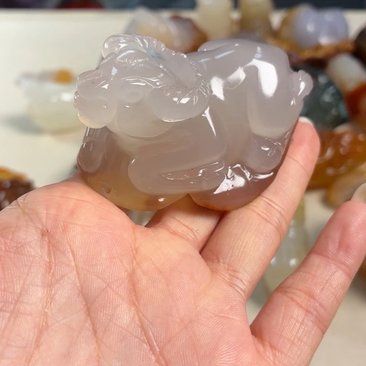 玛瑙/玉髓未镶嵌吊坠(不含链)