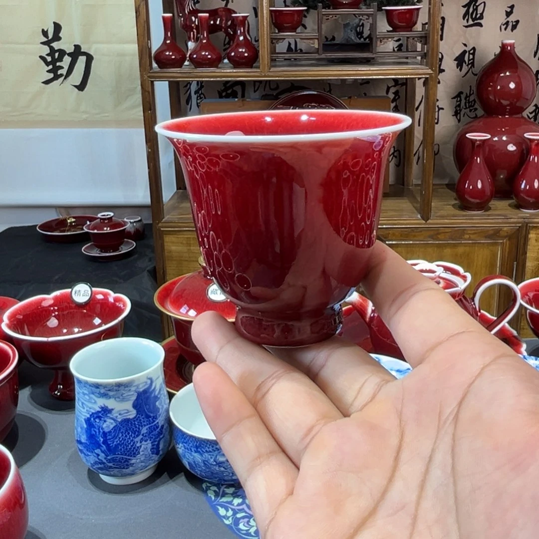 景德镇陶瓷浅行铃铛杯
