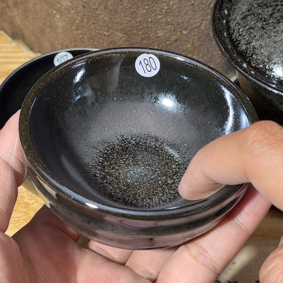 茶盏义兴龙窑坚持真柴烧微瑕