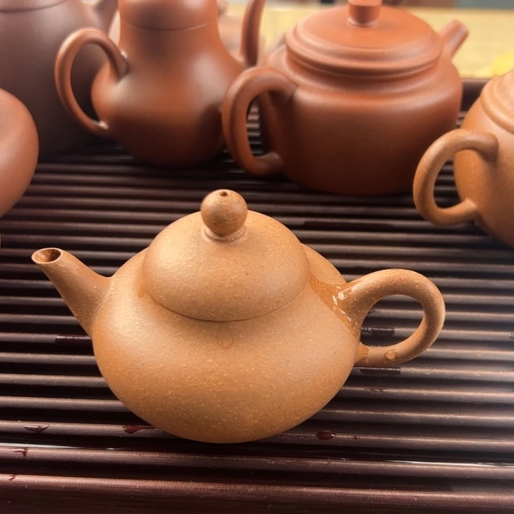 茶壶紫砂封釉小梨子120cc