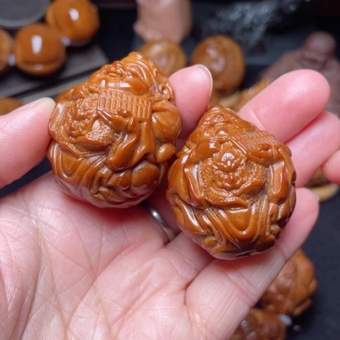 【闪购商品】手串/手链橄榄核35左右龙财手球