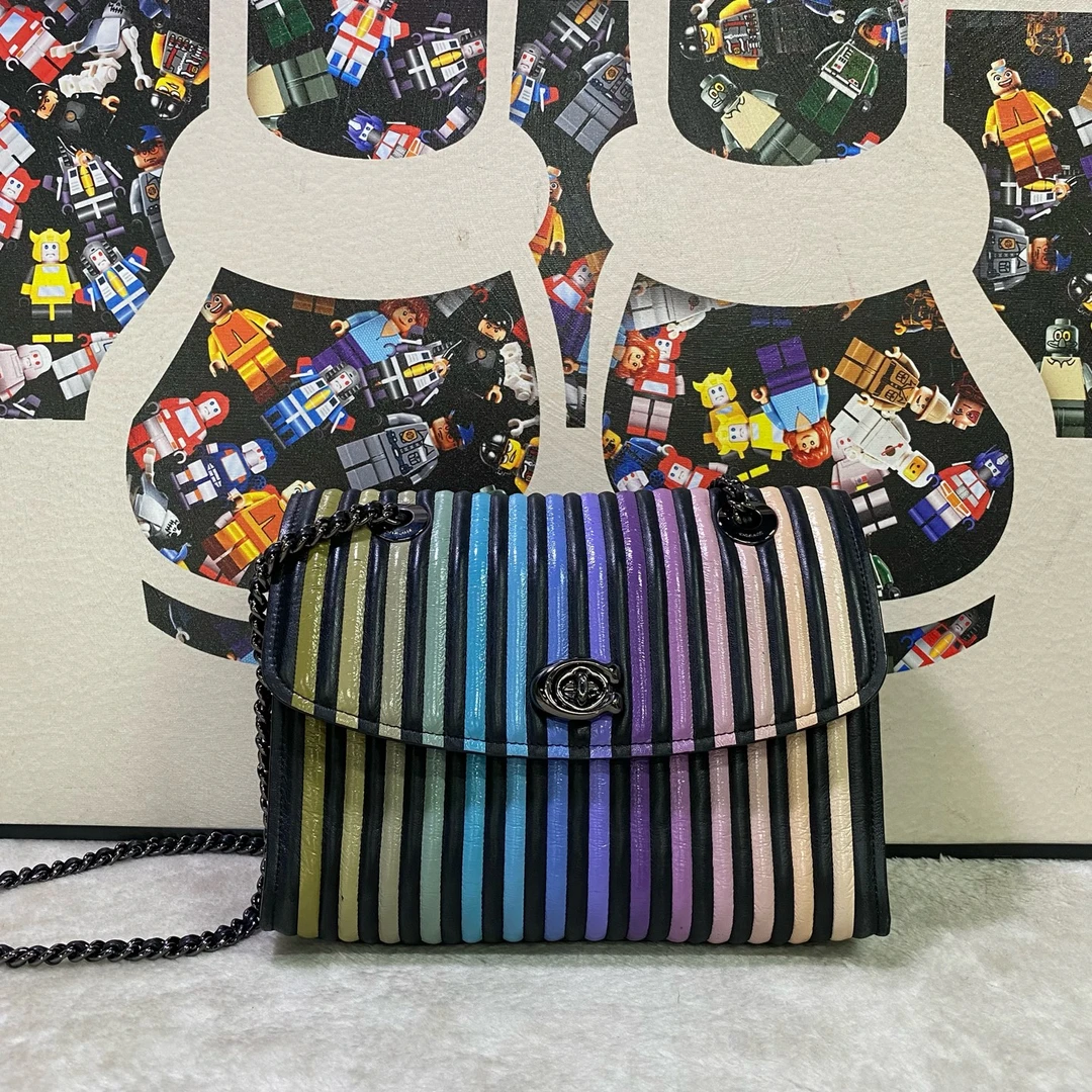 95新 COACH/蔻驰 21300斜挎包25×21