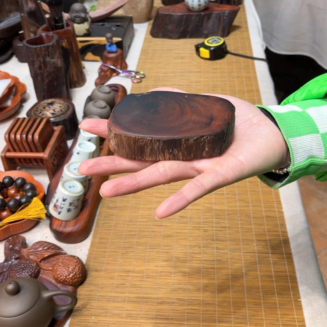 缅甸花梨木随形杯垫