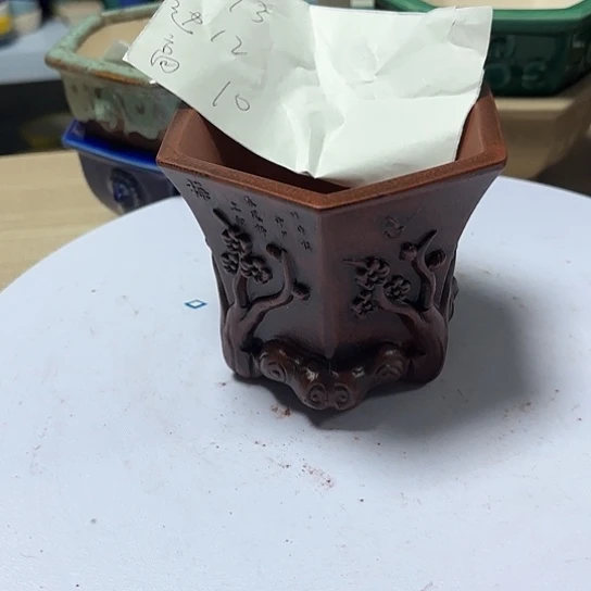 紫砂花盆宜兴紫荆