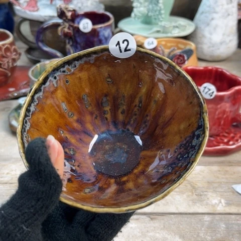 盘熠樹日式手捏餐具茶具