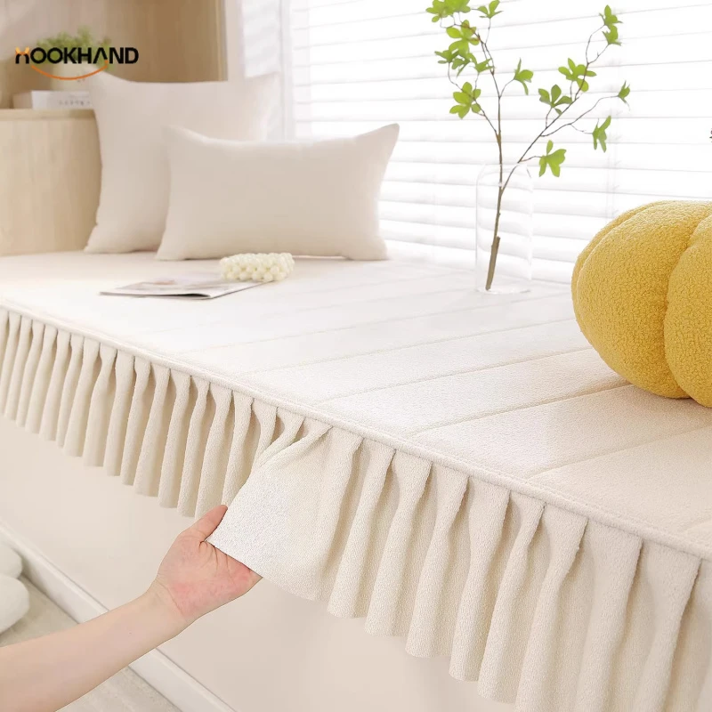 飘窗垫四季通用主卧可拆洗轻奢高级感窗台坐垫子防水2025新款定制