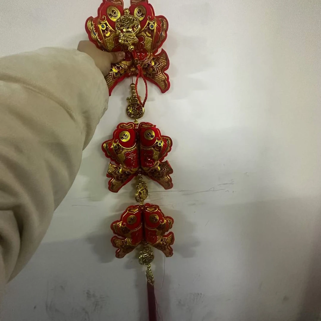 【直播717】ZBJ-7817# 红/双/鱼/串+金/饰 文具礼品套装