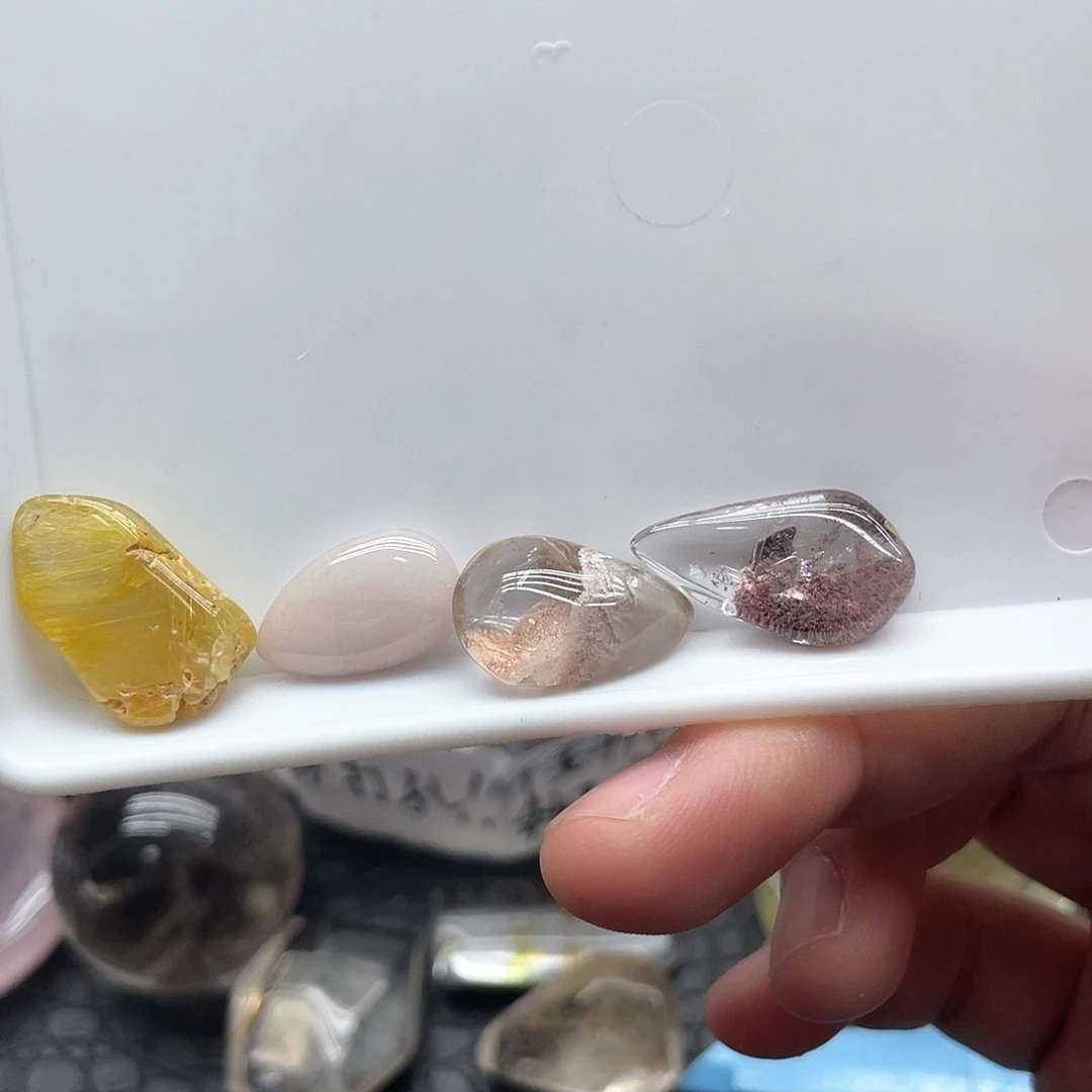 十***片珠宝半成品未镶嵌发晶62