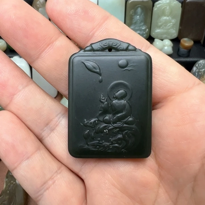 吊坠(不含链)未镶嵌和田玉