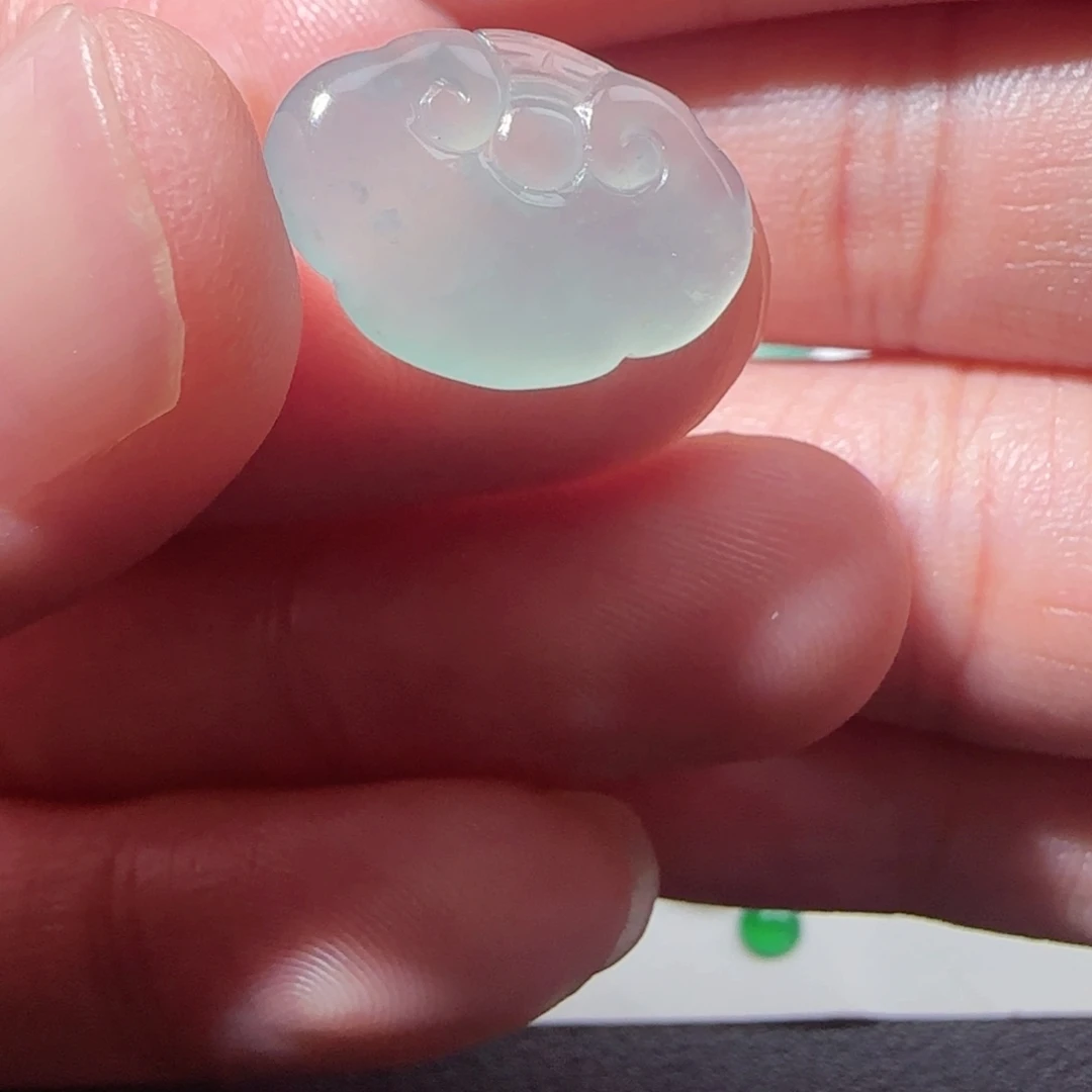 定制翡翠未镶嵌天然翡翠如意