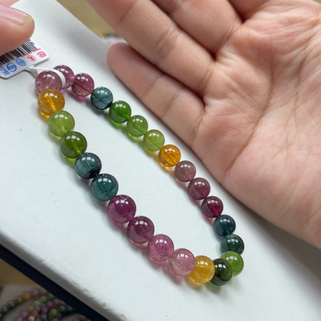 手串未镶嵌碧玺7.5mmmmmmmmmm