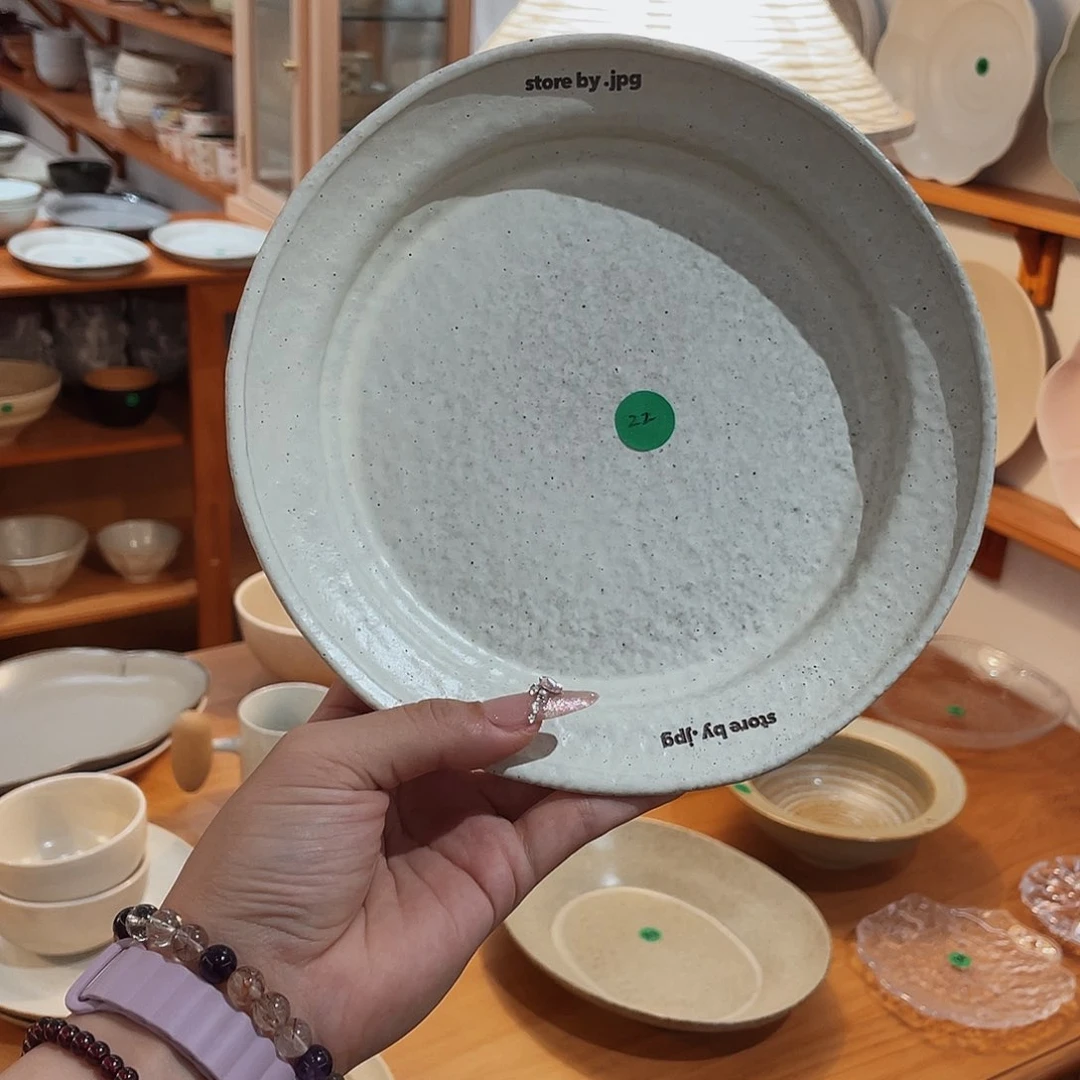 瓷片蔓心工作室手工盘子