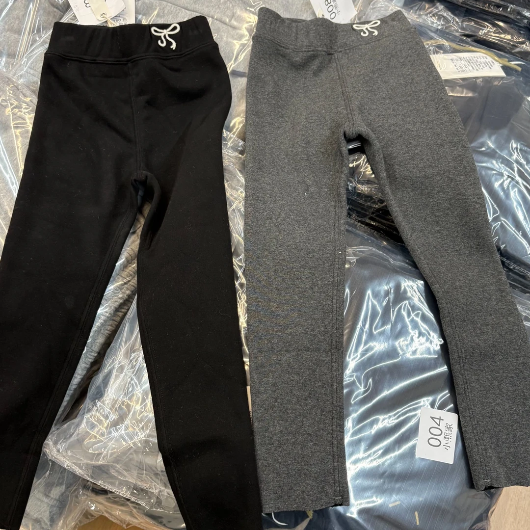 小熙家冬季新款女中大童加绒打底裤008