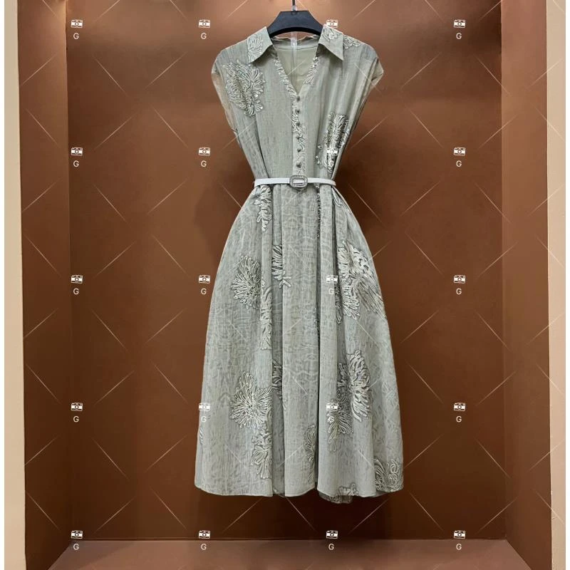 【M】春夏优雅百搭时尚显瘦气质连衣裙 GS-55056