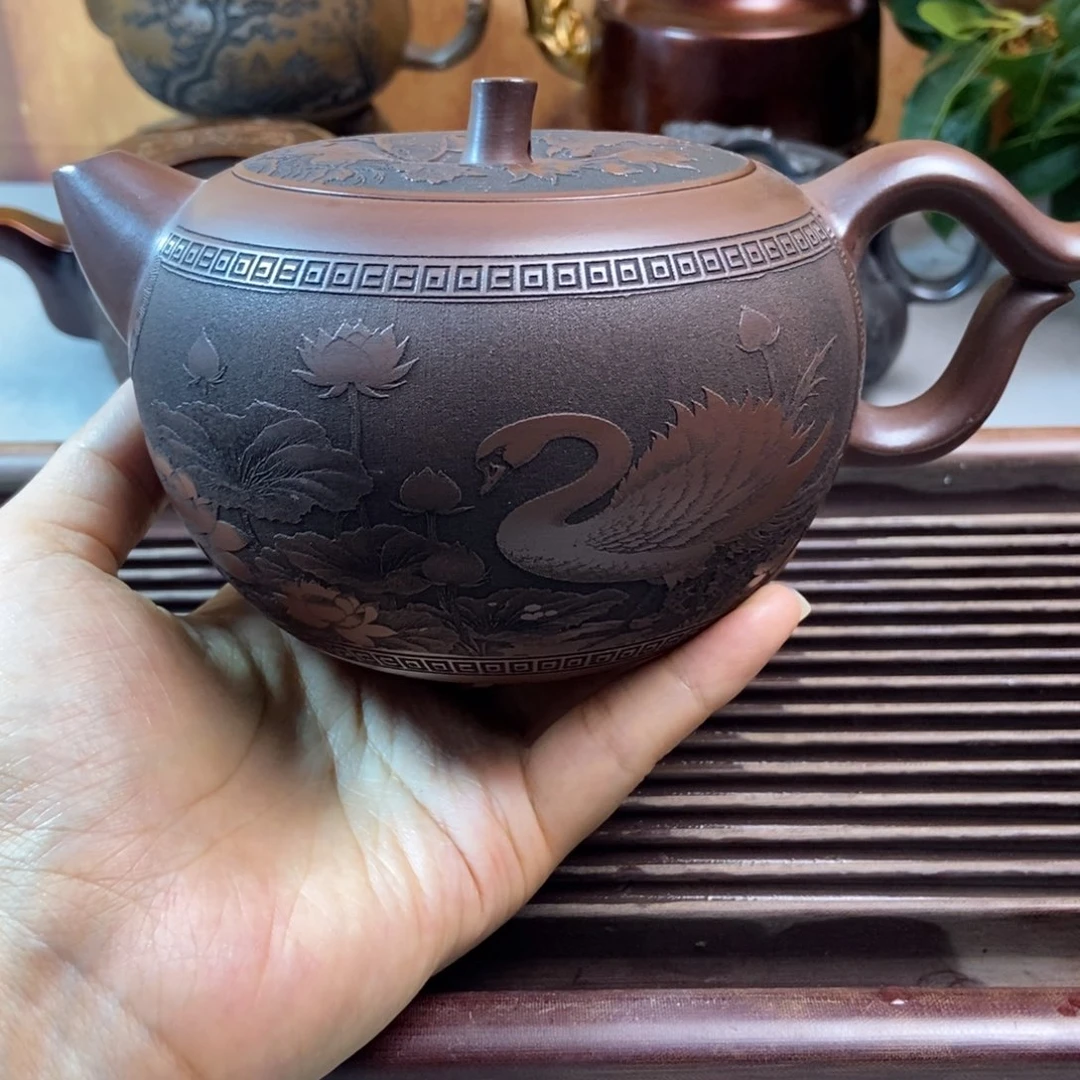 茶壶紫砂紫砂全手工定制