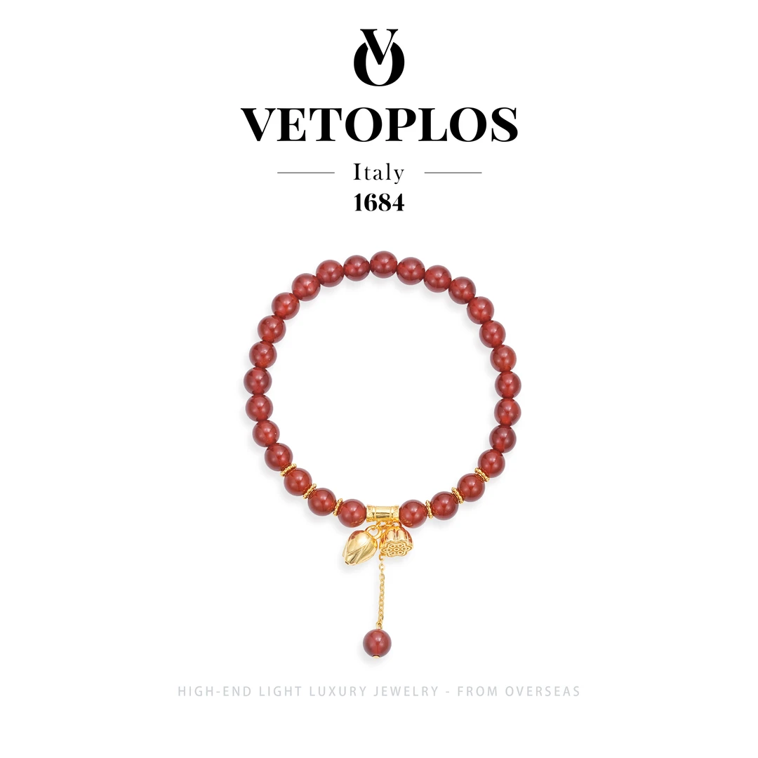 925银 【福禄和宜】Vetoplos设计师款两世欢手串F4540