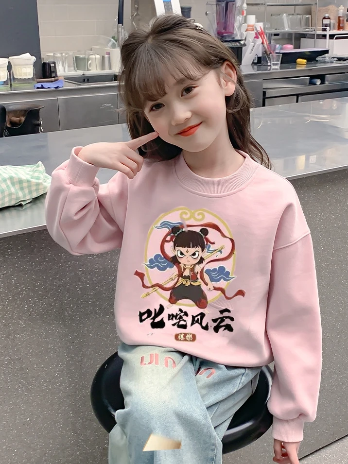 哪吒之魔童闹海儿童卫衣敖丙春秋季童男童女圆领帅气爆款长袖上衣