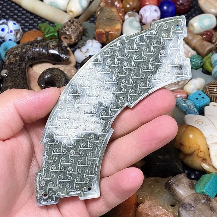 和田玉未镶嵌颈饰139