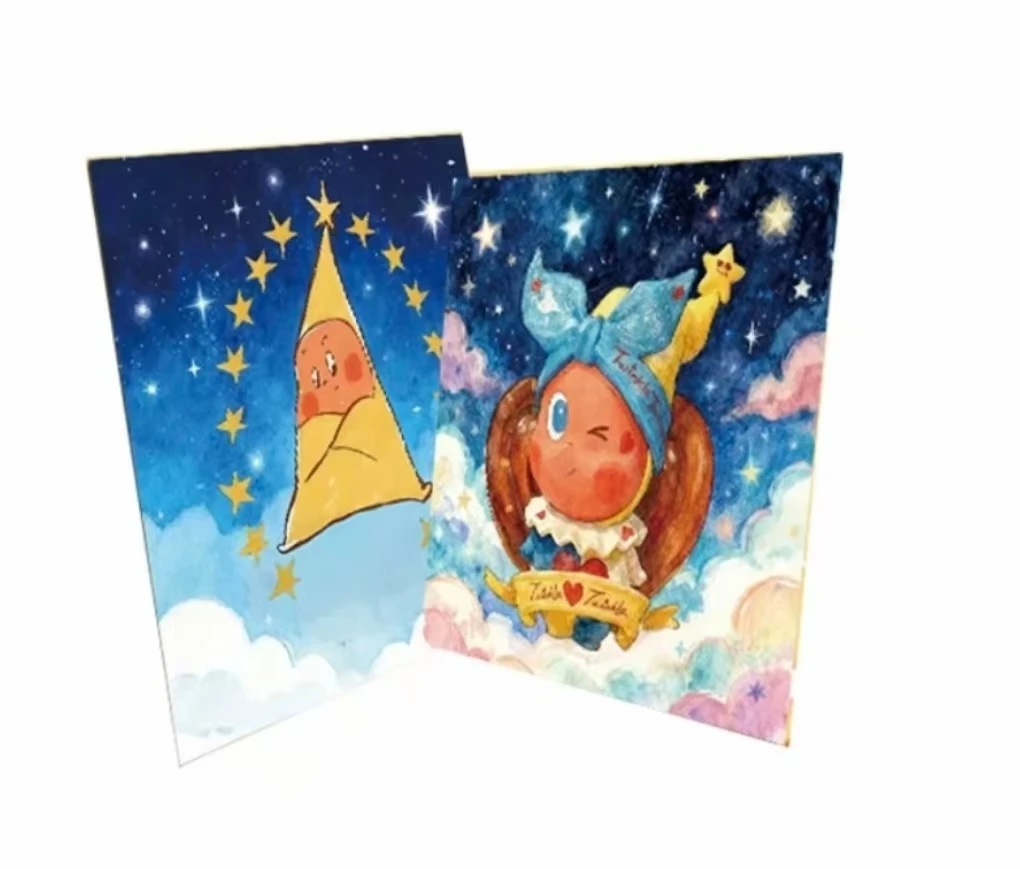 绾绾【玩法】晶晶文创星星人双面亚克力杯垫盲盒二创（默认代拆）