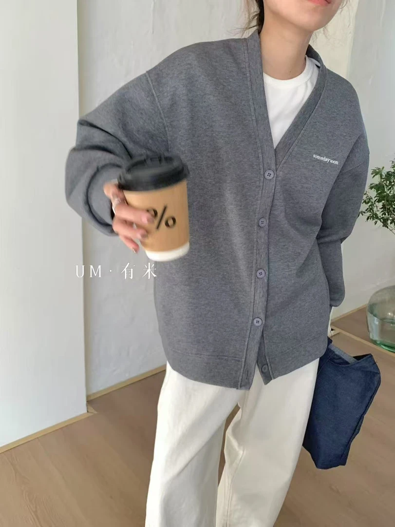 UM#69066#V领开衫外套 FL