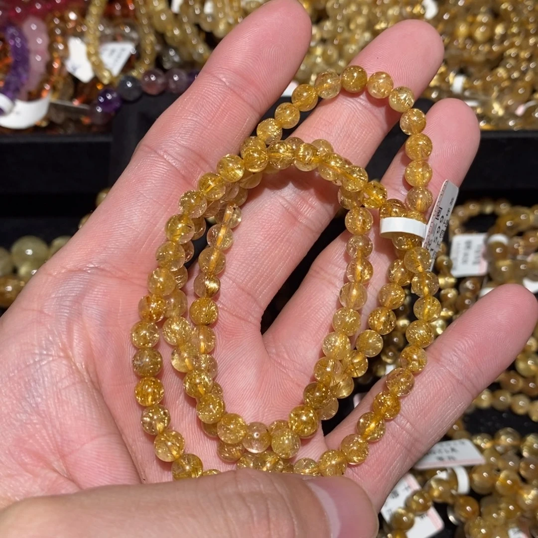 水晶手链未镶嵌手串