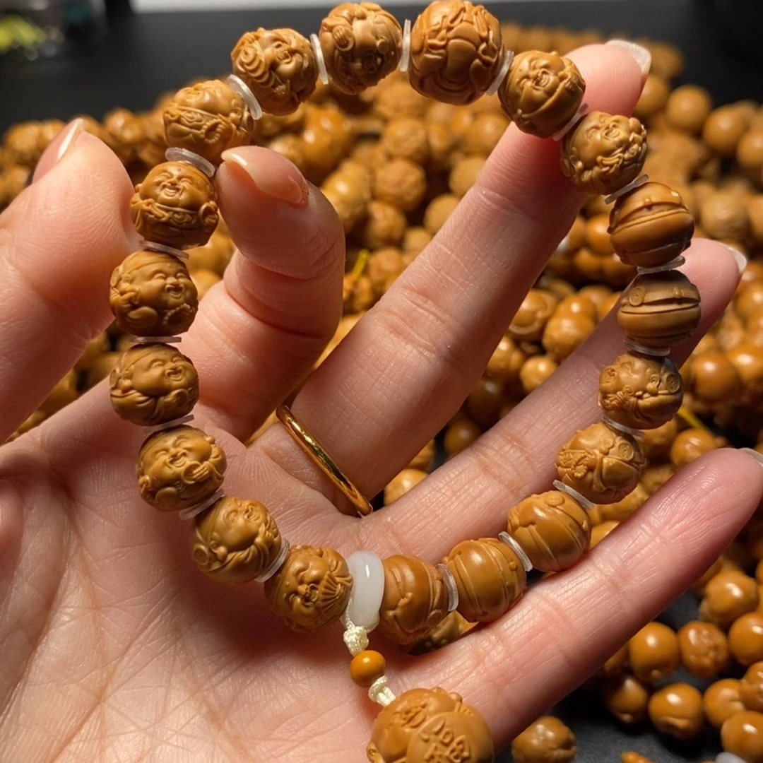手串猴头核桃奋***晶十八路社会小财神