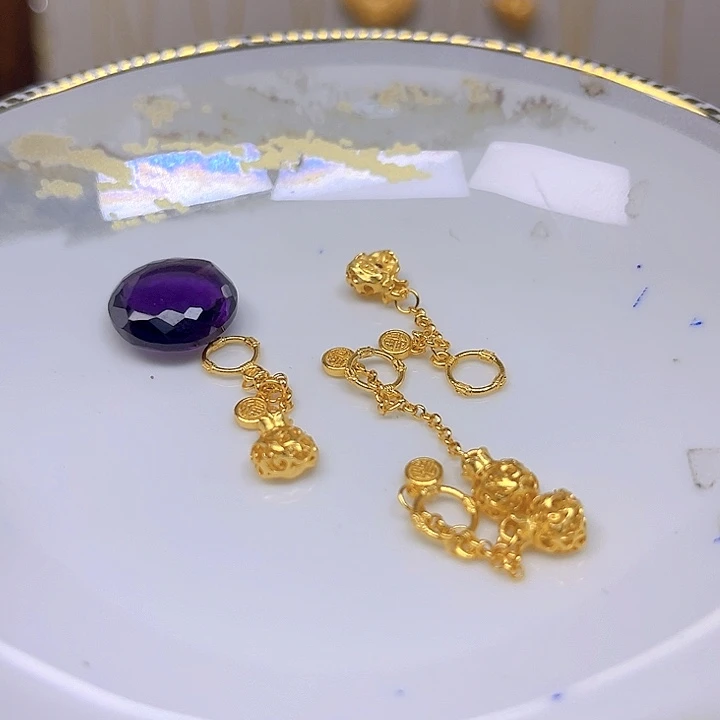 紫晶颈饰银S925镶嵌紫晶925镶嵌74