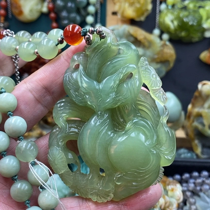 【闪购商品】未镶嵌蛇纹石玉吊坠